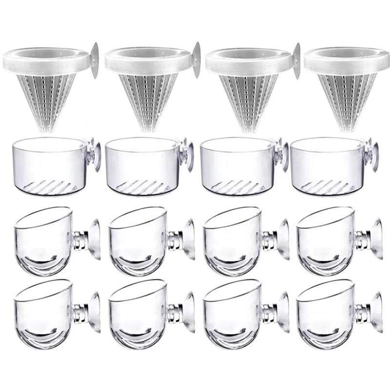 Planted Aquarium Kit - 16PCS 수생 식물 컵 키트 투명