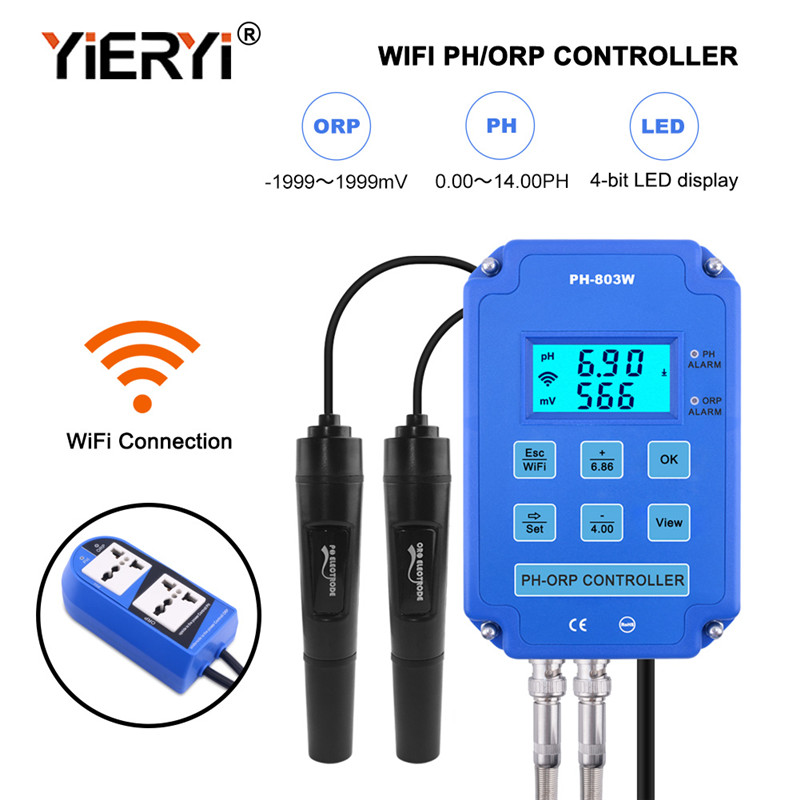 Planted Aquarium Test Kit - Yieryi 디지털 PH WiFi ORP Redox