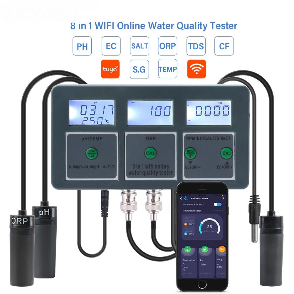 Planted Aquarium Test Kit - 투야 와이파이 디지털 PH ORP TDS