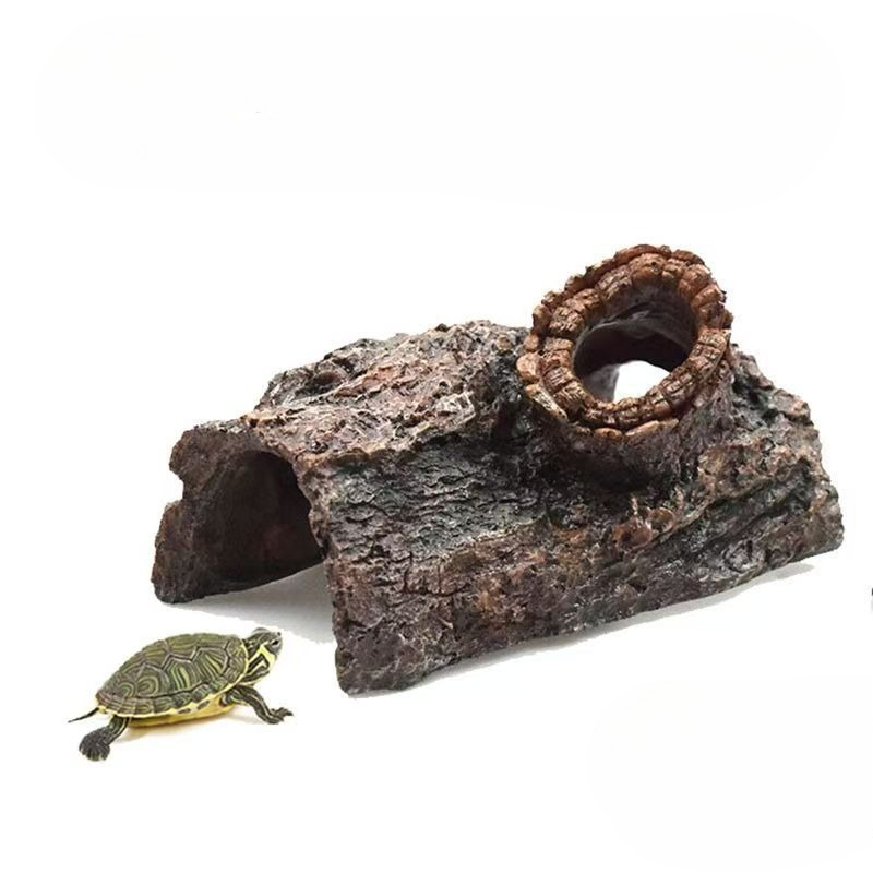 Planted Aquarium With Driftwood - 로봇 강아지 레진 공예 피규어 수족관