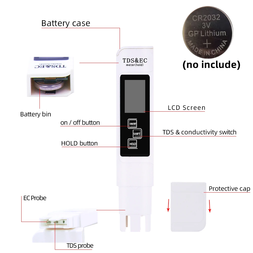 디지털 PH/TDS/EC 미터 테스터 온도계 펜 수질  - Planted Aquarium Test Kit 리뷰 및 가격