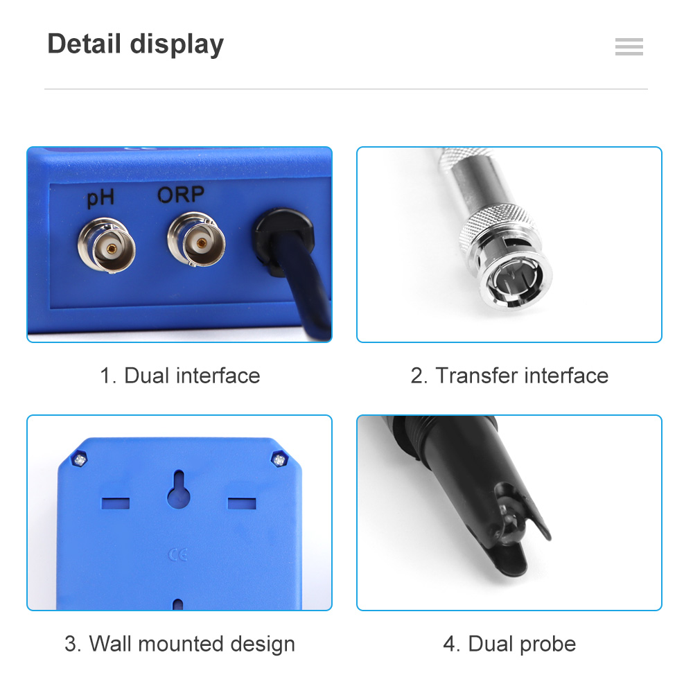 2 in 1 PH ORP 컨트롤러 PH-803W BNC - Planted Aquarium Test Kit 리뷰 및 가격