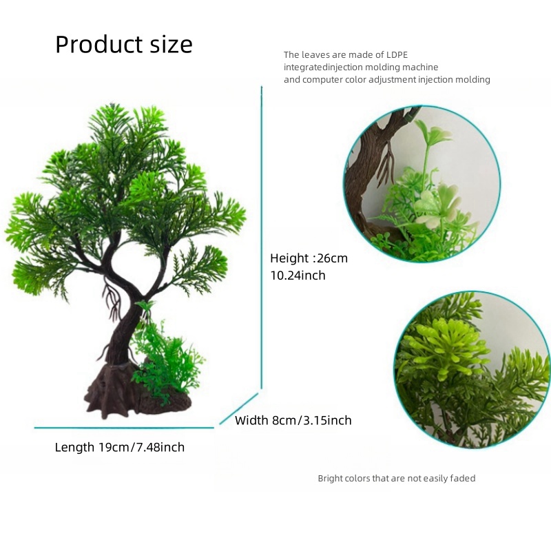 어항 DIY 인공 수족관 장식 식물 나무 장식 수생 식 - Aquarium Plant Ornament 리뷰 및 가격