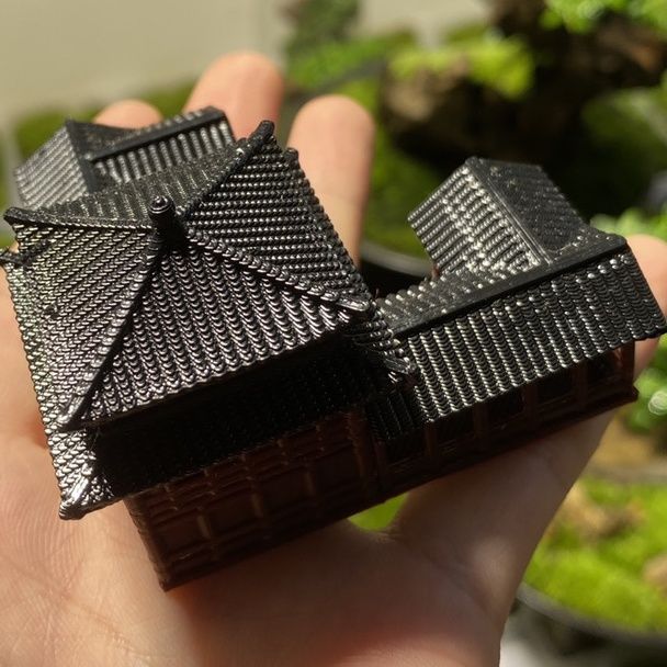플라스틱 중국 스타일 고대 건축 모델 수족관 마이크로  - Aquarium Plant Ornament 리뷰 및 가격