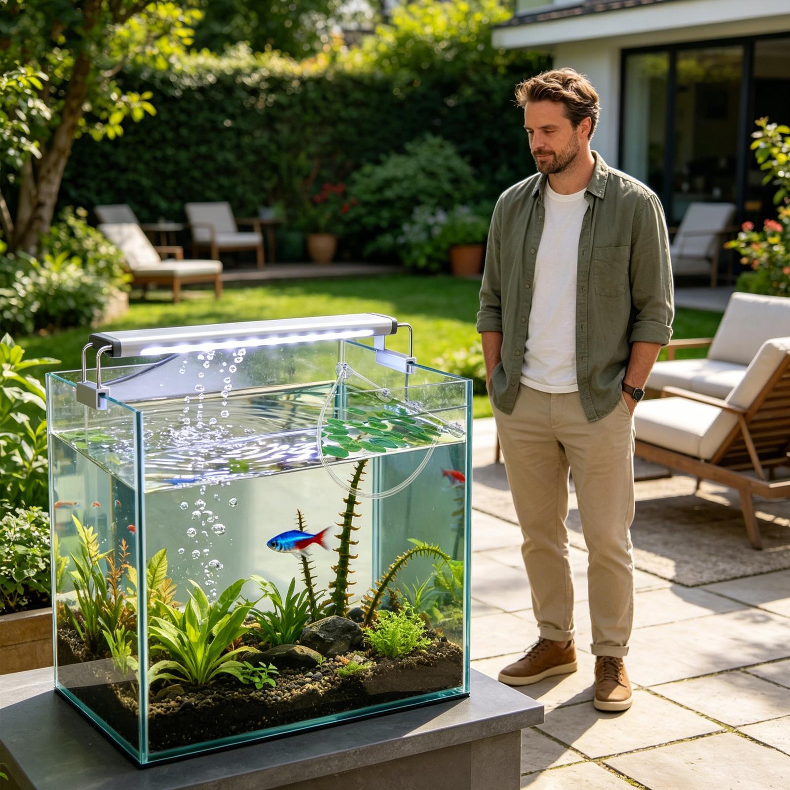 부유식 식물 차단 울타리 자동 높이 조절 가능 흡착 컵 - Planted Aquarium Kit 리뷰 및 가격