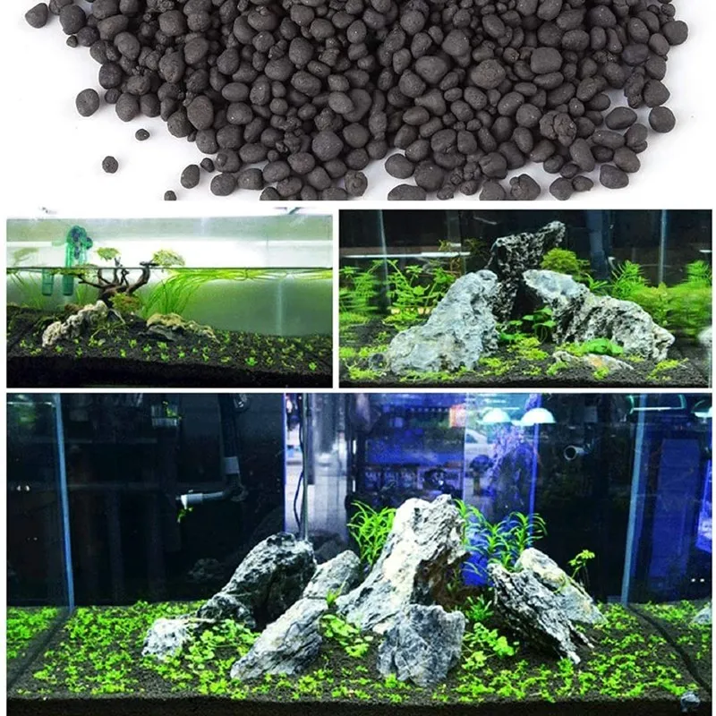 500g 수족관 식물용 흙 배지 비료 천연 점토 자갈  - Aquarium Planted Tank Substrate 리뷰 및 가격