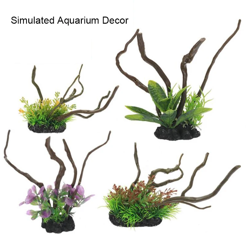 인공 물고기 수족관 장식, 무독성 장식, 인공 나무 물 - Aquarium Plant Ornament 리뷰 및 가격