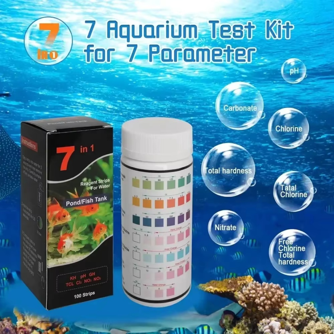 7가지 기능을 갖춘 수족관용 담수 pH 테스트 스트립  - Planted Aquarium Test Kit 리뷰 및 가격