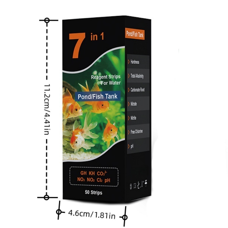 7가지 기능을 갖춘 수족관용 담수 pH 테스트 스트립  - Planted Aquarium Test Kit 리뷰 및 가격