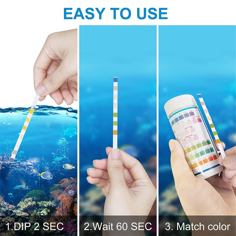 7-IN-1 수족관 테스트 스트립 PH NO3 감지 1 - Planted Aquarium Test Kit 리뷰 및 가격