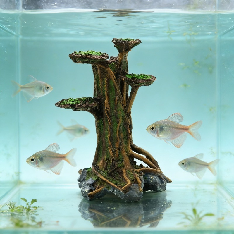 인조 이끼나무 유목 수족관 장식 레진 이끼나무 수생식물 - Planted Aquarium With Driftwood 리뷰 및 가격