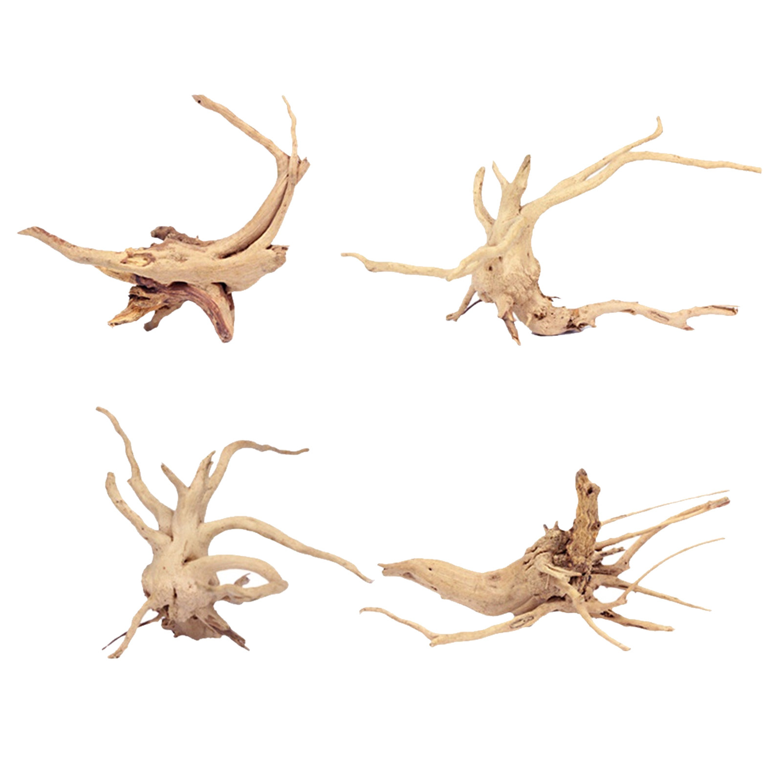 4개입 천연 드리프트우드 가지, 수족관 장식용, 담수  - Planted Aquarium With Driftwood 리뷰 및 가격