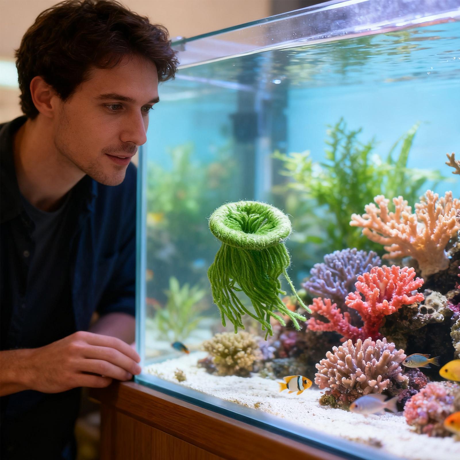 수생 식물 알 낳기용 모프, 떠다니는 면 모프, 가정용 - Aquarium Plant Ornament 리뷰 및 가격