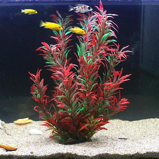 50CM 인조 어항 희귀 식물 수족관 가짜 대나무 잎  - Aquarium Plant Ornament 리뷰 및 가격