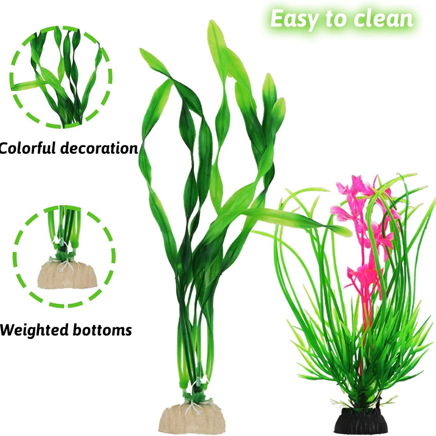 인조 수족관 식물 세트 어항 장식 플라스틱 수생 식물  - Planted Aquarium For Beginners 리뷰 및 가격
