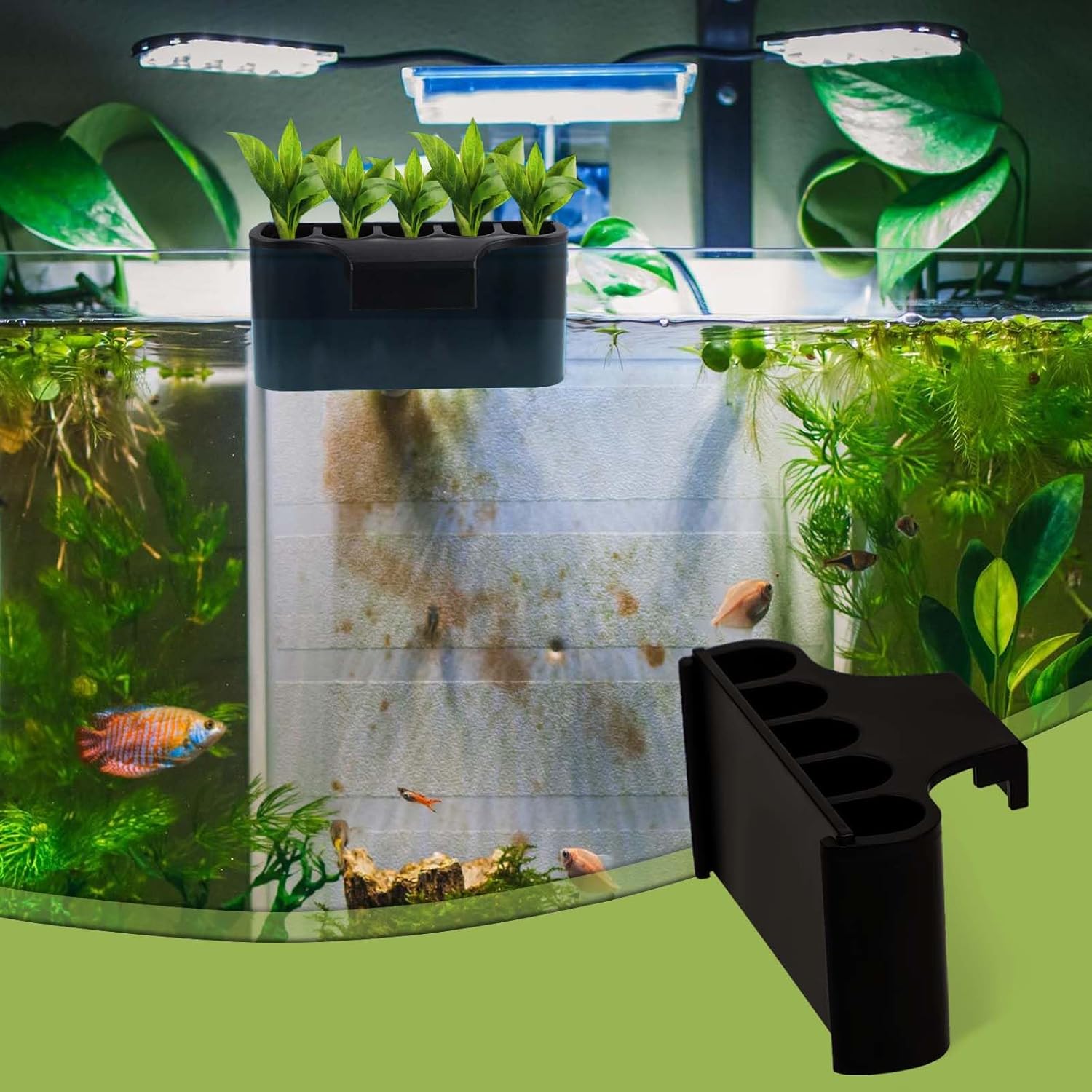 물고기 탱크 용 통합 후크가있는 수족관 화분 화분에 심 - Aquarium Planted Tank Substrate 리뷰 및 가격