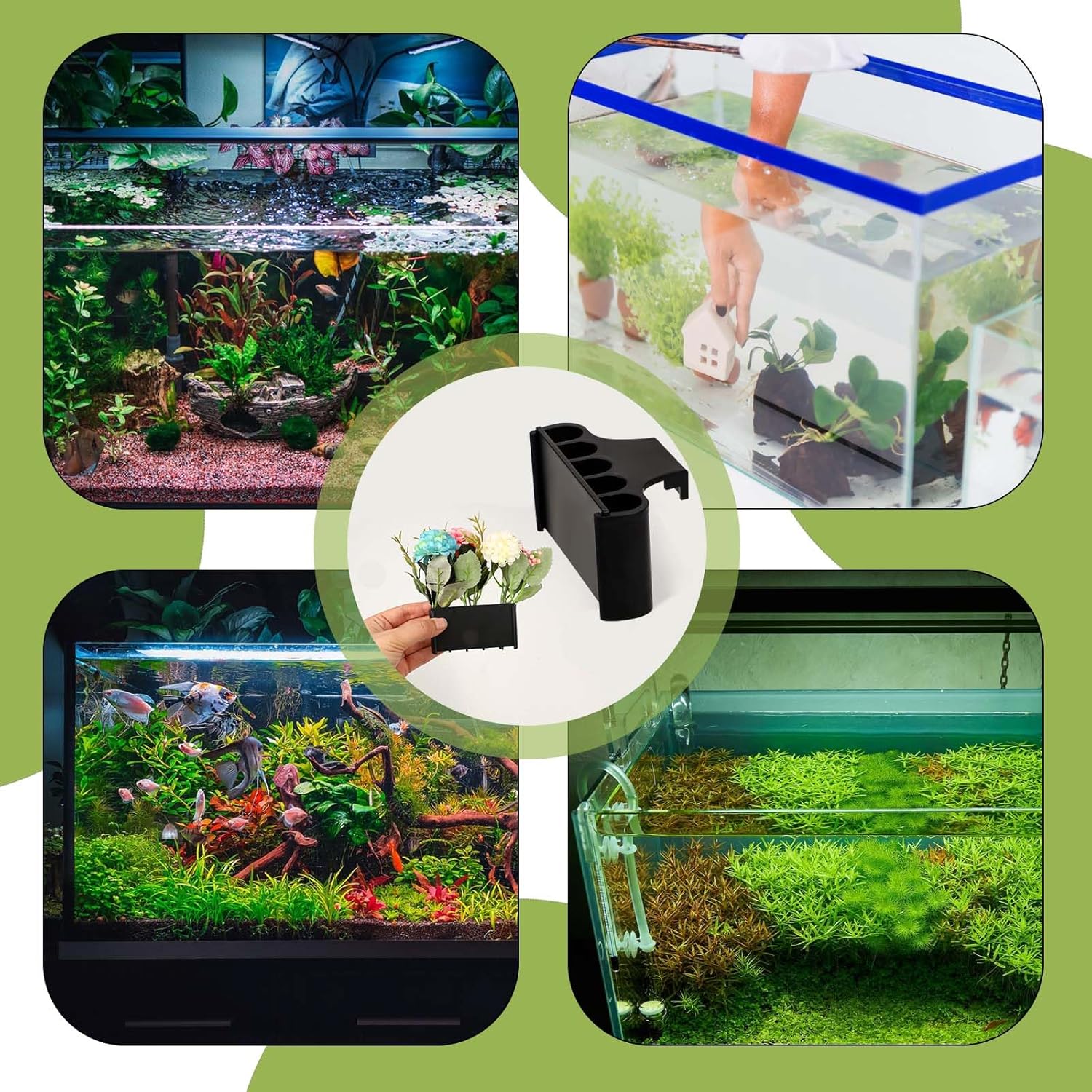 물고기 탱크 용 통합 후크가있는 수족관 화분 화분에 심 - Aquarium Planted Tank Substrate 리뷰 및 가격