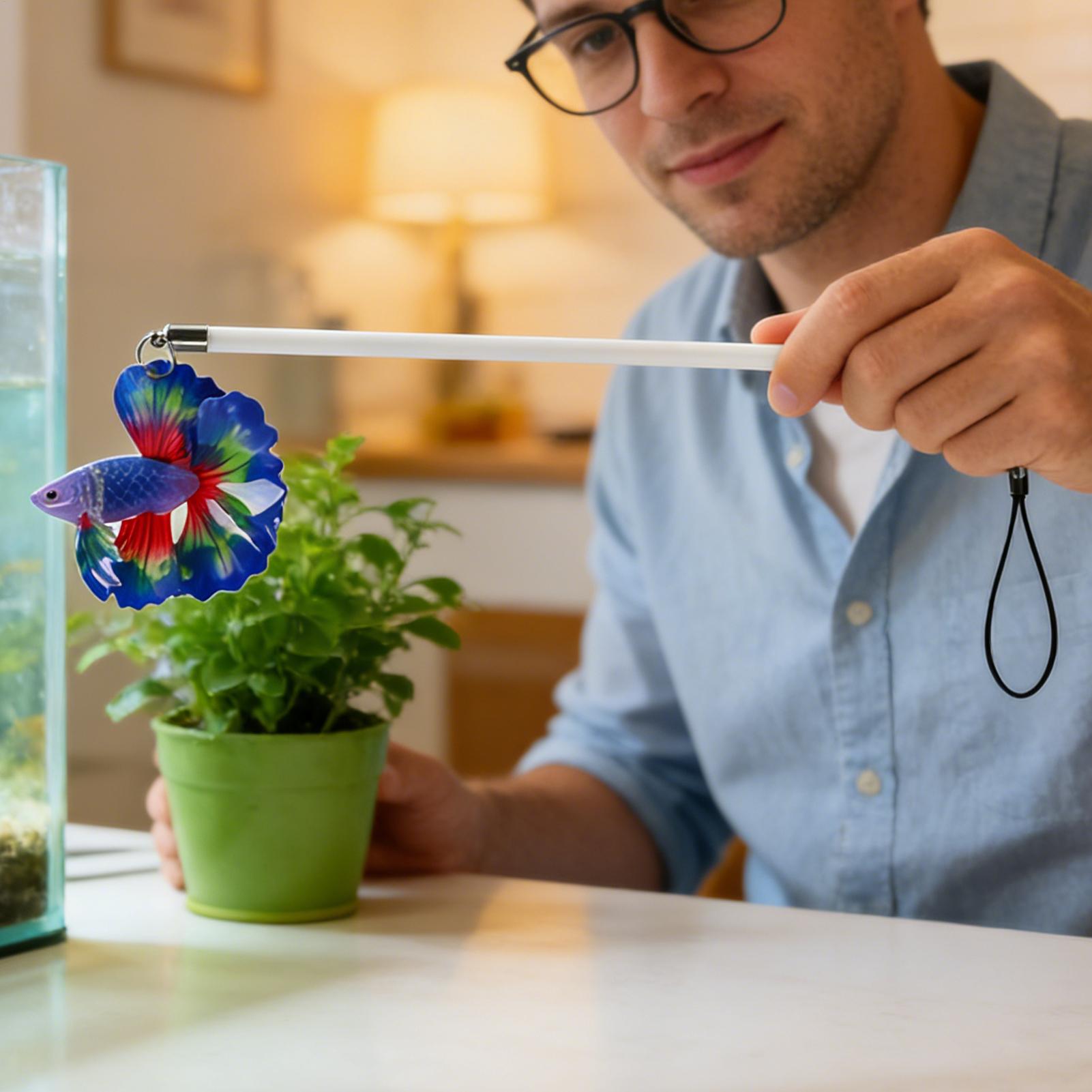 물고기 훈련 스틱 현실적인 수생 운동 게임 수족관 탱크 - Planted Aquarium For Beginners 리뷰 및 가격