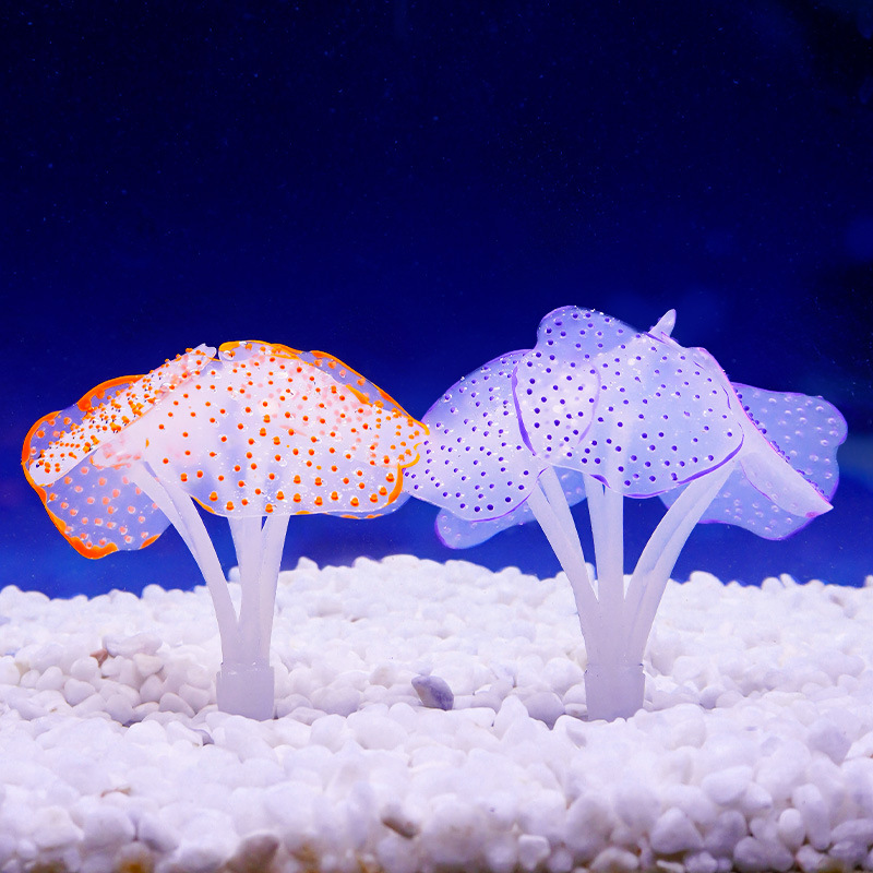 실리콘 산호 수족관 장식품, 시뮬레이션 해양 산호 식물 - Aquarium Plant Ornament 리뷰 및 가격